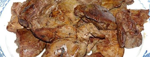 куриная печень по-анжуйски. Шаг 4