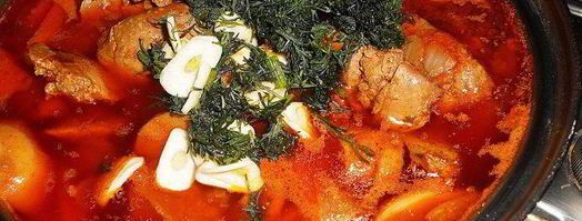 куриная печень с грибами. Шаг 4