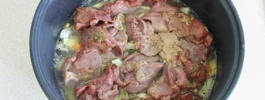 куриная печень с картошкой в мультиварке. Шаг 9