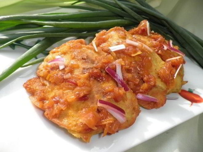 Рецепт куриной печени с манго