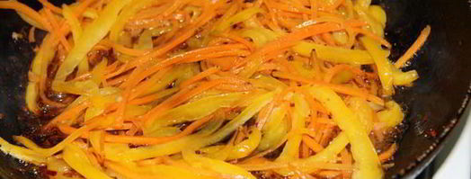 куриная печень с овощами по-китайски. Шаг 8