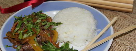 куриная печень с овощами по-китайски. Шаг 10