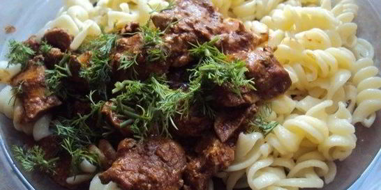 Куриная печень в пароварке