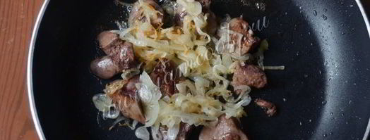 куриная печень запеченная с сыром. Шаг 6