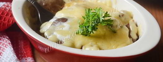 куриная печень запеченная с сыром. Шаг 9