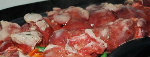 паровая печенка с пастой орзо. Шаг 3