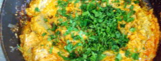 печень говяжья по-строгановски классически. Шаг 13