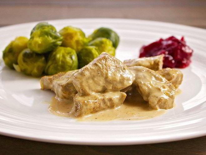 Рецепт печени говяжья со сметаной