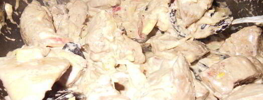 печень индюшки с яблоками и черносливом. Шаг 5