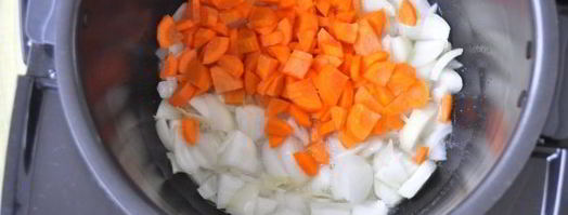 печень куриная с патиссонами в мультиварке. Шаг 4