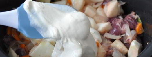 печень куриная с патиссонами в мультиварке. Шаг 6