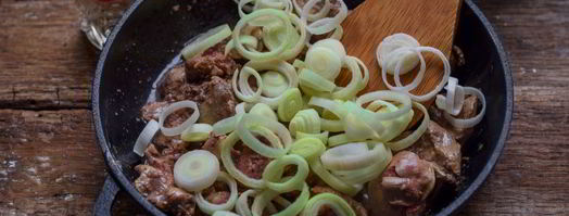 печень куриная в сливках. Шаг 3