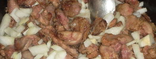 печень куриная в сметане. Шаг 5