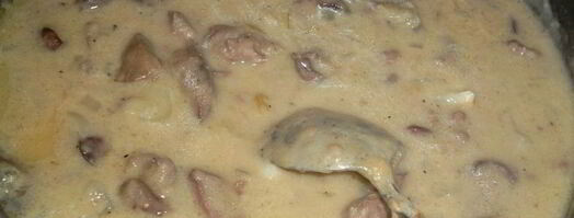 печень куриная в сметане. Шаг 8