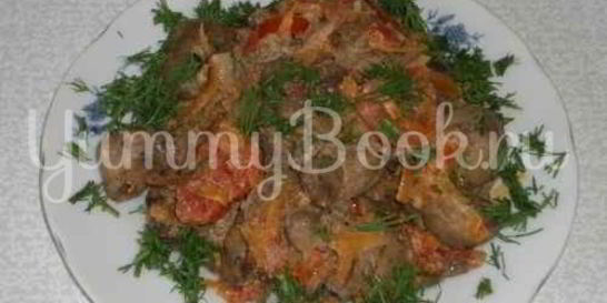 Печень куриная жареная