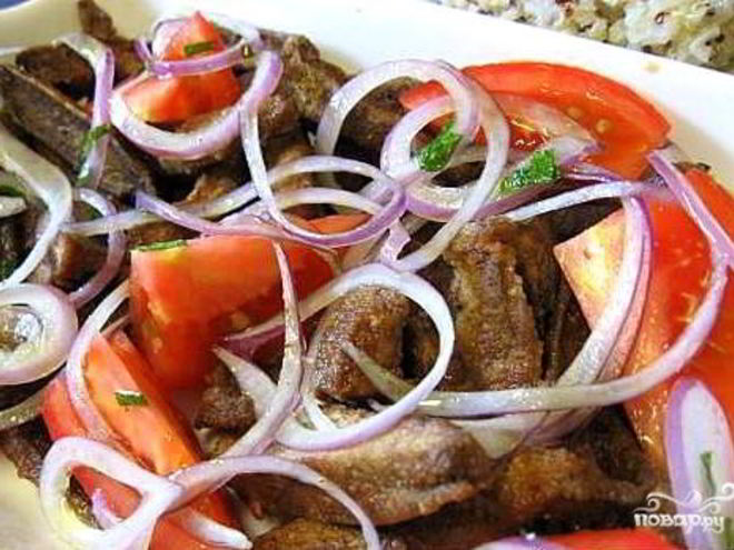 Рецепт печени по-албански