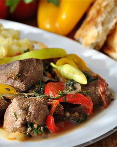 Печень по-деревенски