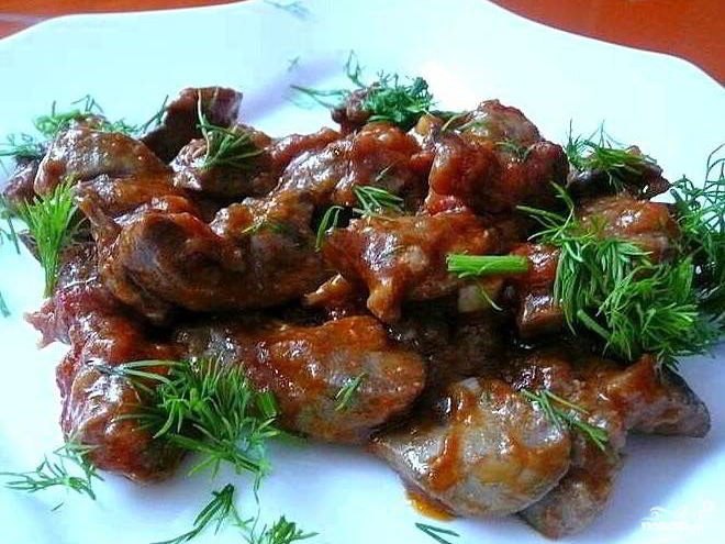 Рецепт печени по-восточному