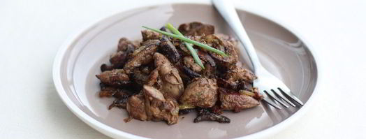 печень с грибами. Шаг 6