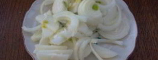 печень с луком тушеная. Шаг 2