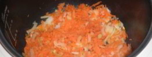 печень с овощами в мультиварке. Шаг 2