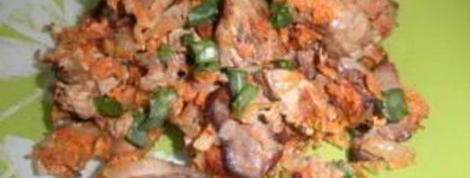 печень с овощами в мультиварке. Шаг 5