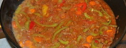 печень со сладким перцем. Шаг 5