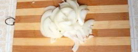 печень, тушеная в белом вине с печеным перцем. Шаг 2