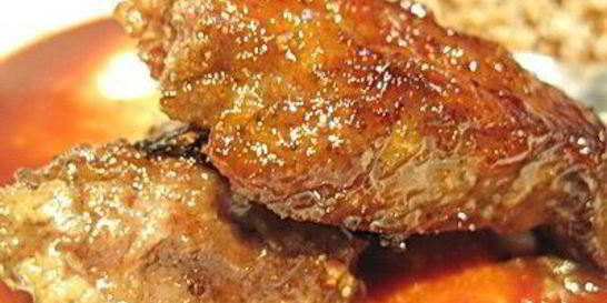 Печень в апельсиново-винном соусе