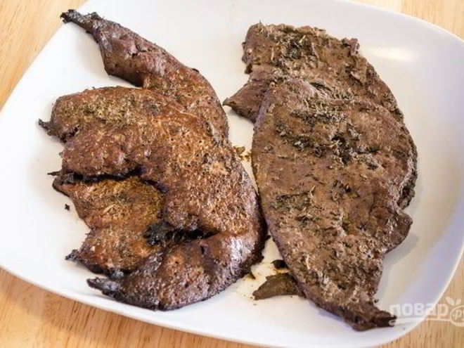 Рецепт печени в духовке