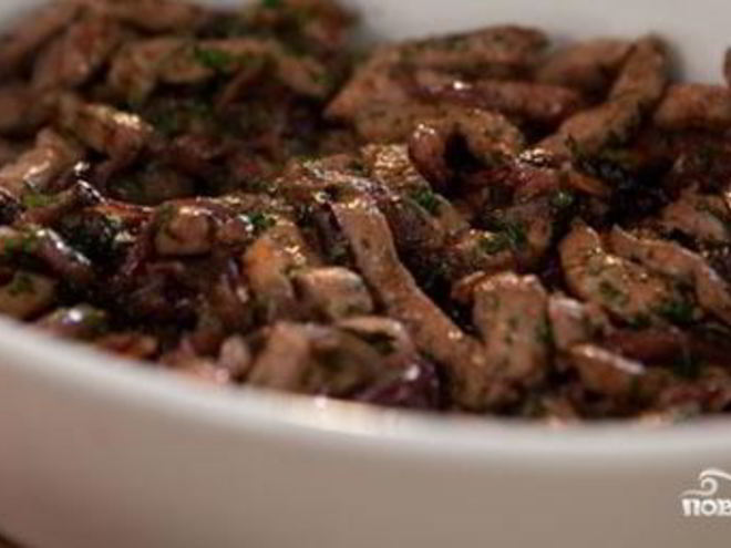 Рецепт печени в микроволновке