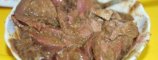 печень в пряной медовой глазури. Шаг 5