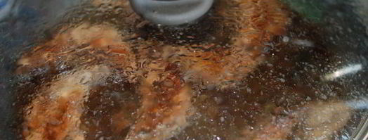 печень в пряной медовой глазури. Шаг 7