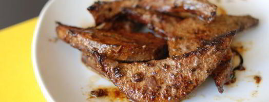 печень в пряной медовой глазури. Шаг 8