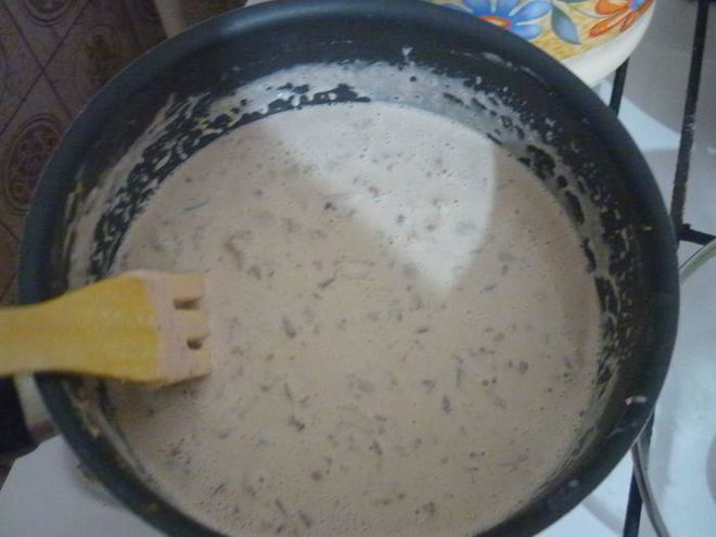 Рецепт печенки в сырном соусе