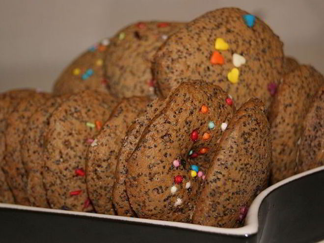 Рецепт печеньица с маком и какао