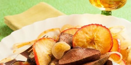 Телячья печенка по-берлински