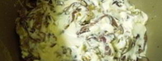 тушеная куриная печень в мультиварке. Шаг 7