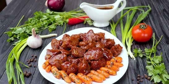 Тушеная печень