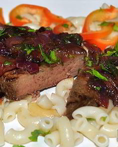 Жареная печень по-венециански