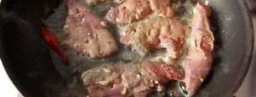 жареная телячья печень. Шаг 3