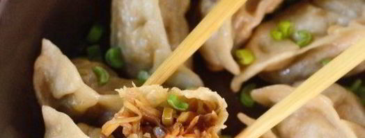 китайские пельмени с капустой и грибами. Шаг 7