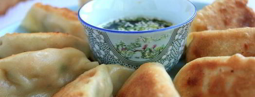 китайские жареные пельмени. Шаг 16