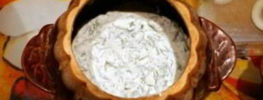 пельмени с грибами в горшочках. Шаг 10