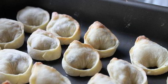 Пельмени с грибами