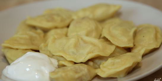 Пельмени с картошкой