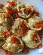 Пельмени с креветками