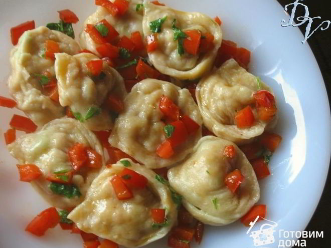 Рецепт пельменей с креветками