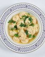 Пельмени с лососем и судаком