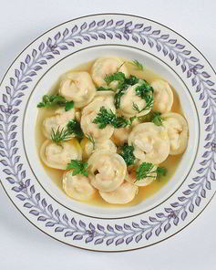 Пельмени с лососем и судаком